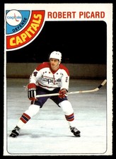 1978-79 Topps Robert Picard Rookie Washington Capitals #39
