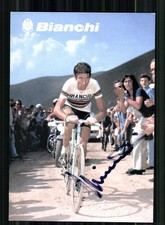 Biglietto autografo Felice Gimondi originale firmato ciclismo + A 247263