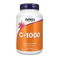 Now Foods, C-1000, Sustained Release, 250 Veg. Tabletten - Blitzversand