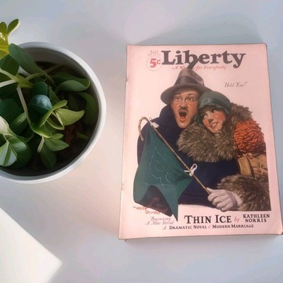 Vintage Liberty Magazine Oct 15 1927 Clara Bow Wings Review Wrigley's Art...