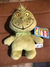 DR. SEUSS "THE GRINCH" STUFFED PLUSH BY AURORA - 9" TALL - NEW WITH TAGS