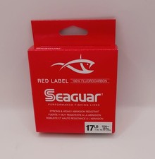 Seaguar 17RM200 Red Label 100 Fluorocarbon Line UV Resistant 200 yds Size 17