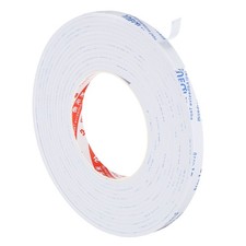 16Feet Sealing Foam Tape 10mm Wide 3mm Thick Adhesive Strip White