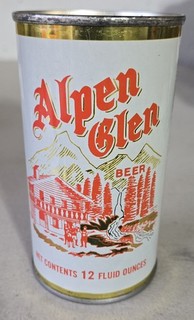 Alpen Glen Flat Top Beer Can
