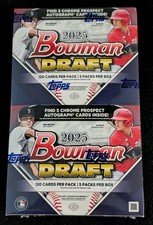 2025 Bowman Draft Baseball - Super Jumbo Box SEALED - 5 Chrome Prospect Autos