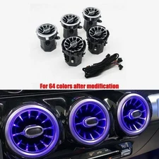 5PCS 64 Colors Air Vent Ambient Light For Mercedes Benz B/GLB/GLA X247 H247 W247