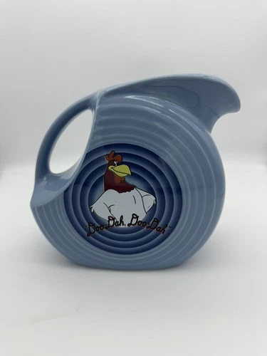 Looney Tunes DISK PITCHER Bugs Bunny- Foghorn Periwinkle FIESTAWARE