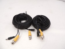 Lot of 2 New Lores 60ft. BNC Video Analog  Power Cable For CCTV Camera