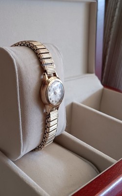Vintage Speidel 10K GF Twist-O-Flex Raindrop XL  Watch Band+Timex Watch  No Tick