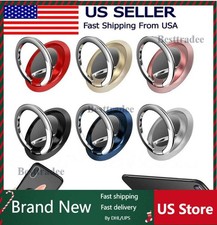 Finger Ring Holder Stand Grip 360° Rotating For Cell Phone Car Magnetic Mount
