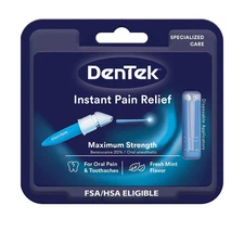 DenTek Instant Oral Pain Relief Maximum Strength Kit for Toothaches | 50 Count