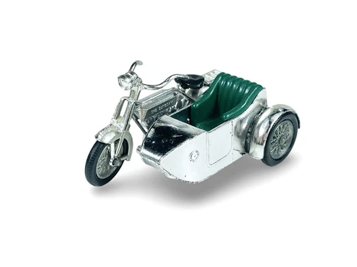 Matchbox Lesney Yesteryear No.8 1914 Sunbeam Motorcycle w/Sidecar-1960's Diecast