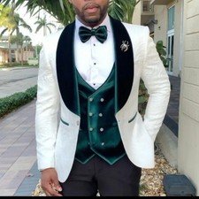 Formal Hosting Mens Suits Groom Wedding Tuxedo Workwear Bespoke Bestman Fashion