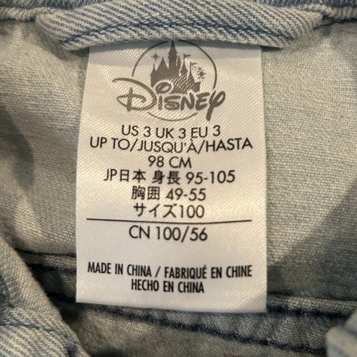 Disney Minnie Mouse Toddler Light Wash Jean Jacket with Sequins Toddler Size 3 - Picture 5 of 9
