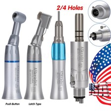 NSK Style Dental Slow Low Speed Handpiece Straight Contra Angle Air Motor 4 /2H