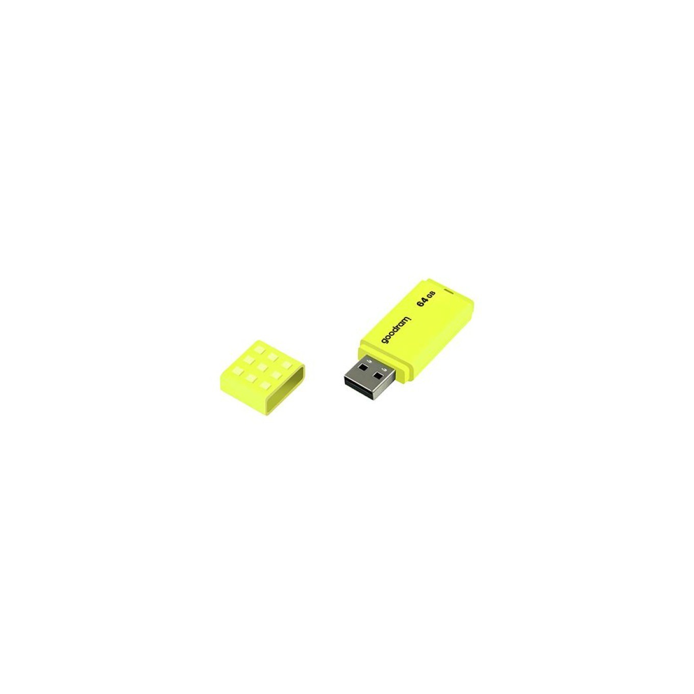 Goodram Gelb Usb-Stick Ume2 64Gb Usb 2.0 Kappe Antirutsch - Bild 2
