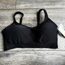 NWT Truekind Daily Comfort Wireless Shaper Bra Black Sz 3XL
