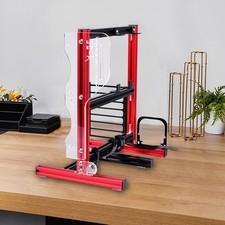 PC Motherboard Case Frame, 17x17cm DIY Self-Assembly Open Bare Metal Air Wa...
