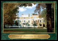 Postcard Home of Franklin D. Roosevelt, Hyde Park NY