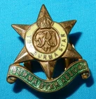 WW2 THE BURMA STAR ASSOCIATION ENAMEL MILITARY LAPEL BADGE GEORGE VI CYPHER