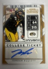 2020 Panini Contenders Draft Picks - College Ticket Auto Jordan Elliott Titans