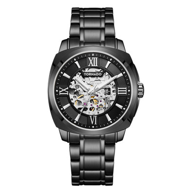 Tornado Autonova Men's Automatic Watch | Black Dial, 42.4mm, 50 m (5 ATM)