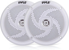 Marine Speakers - 4 Inch 2 Way Waterproof and Weather Resistant Outdoor Audio St