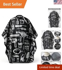 Versatile Waterproof Hair Salon Cape - Easy C...