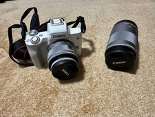Canon EOS Kiss M Double Zoom Kit with Accessories Excellent Condition