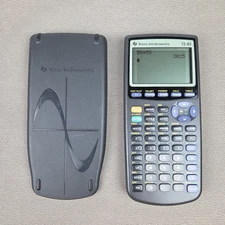 Texas Instruments TI-83 Graphing Calculator with Cover Black TESTED WORKS