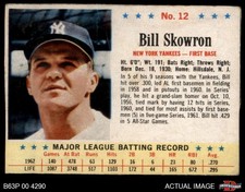 1963 Post Cereal #12 Bill Skowron Yankees 2 - GOOD