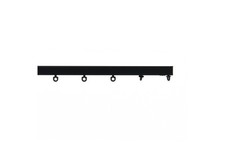 Cadence & Co S-Fold Curtain Track Set + S-Fold Wand (Black) - 140cm