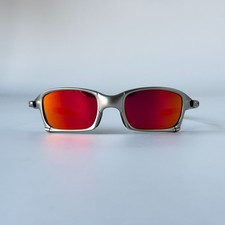 Oakley Juliet Polished X-Metal Sunglasses Fire Iridium Lens New Rare