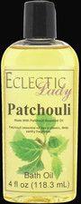 Patchouli Bath Oil - Scented Body Oil - Relaxing Moisturizing Bathing Oil - Fr