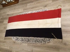 Large Original WWI German Flag W/ Loops & Rope