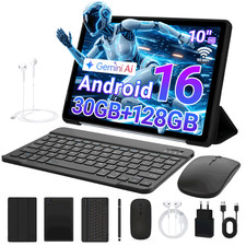 Tablet Android 16 Tablet 30GB RAM 128GB ROM 10 Inch Tablet 8-core 6200mAh Set