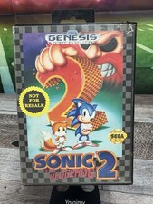 Sonic The Hedgehog 2 Not For Resale Cartridge For Sega Genesis with Box