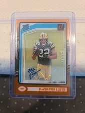 2024 MarShawn Lloyd Clearly Donruss Rated Rookie Auto # /249  + 5 Add'l Cards