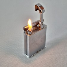 Parker Roller Beacon by Dunhill Petrol Lighter 1930s Feuerzeug Accendino Briquet