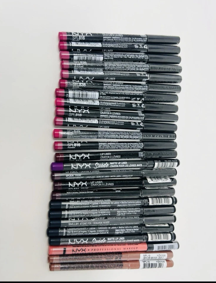 NYX PROFESSIONAL MAKEUP LIP LINER PENCIL Inc SUEDE - CHOOSE SHADE NEW SEALED
