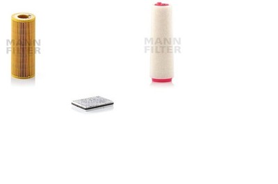 MANN-FILTER Inspektionspaket Filtersatz L Aktivkohlefilter Heck-Klimaanlage 730