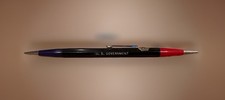 Vintage AUTOPOINT Double Sided Black & Red Mechanical Pencil Made In The USA