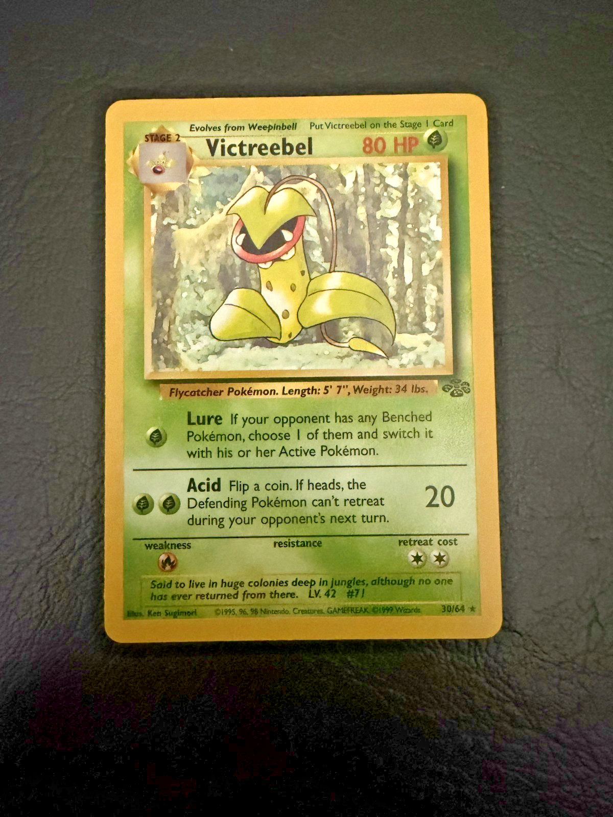 Victreebel (30/64) -  Jungle Unlimited Rare - Pokemon Card