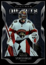 2021-22 O-Pee-Chee Platinum #DC-24 Spencer Knight Platinum-Die-Cuts