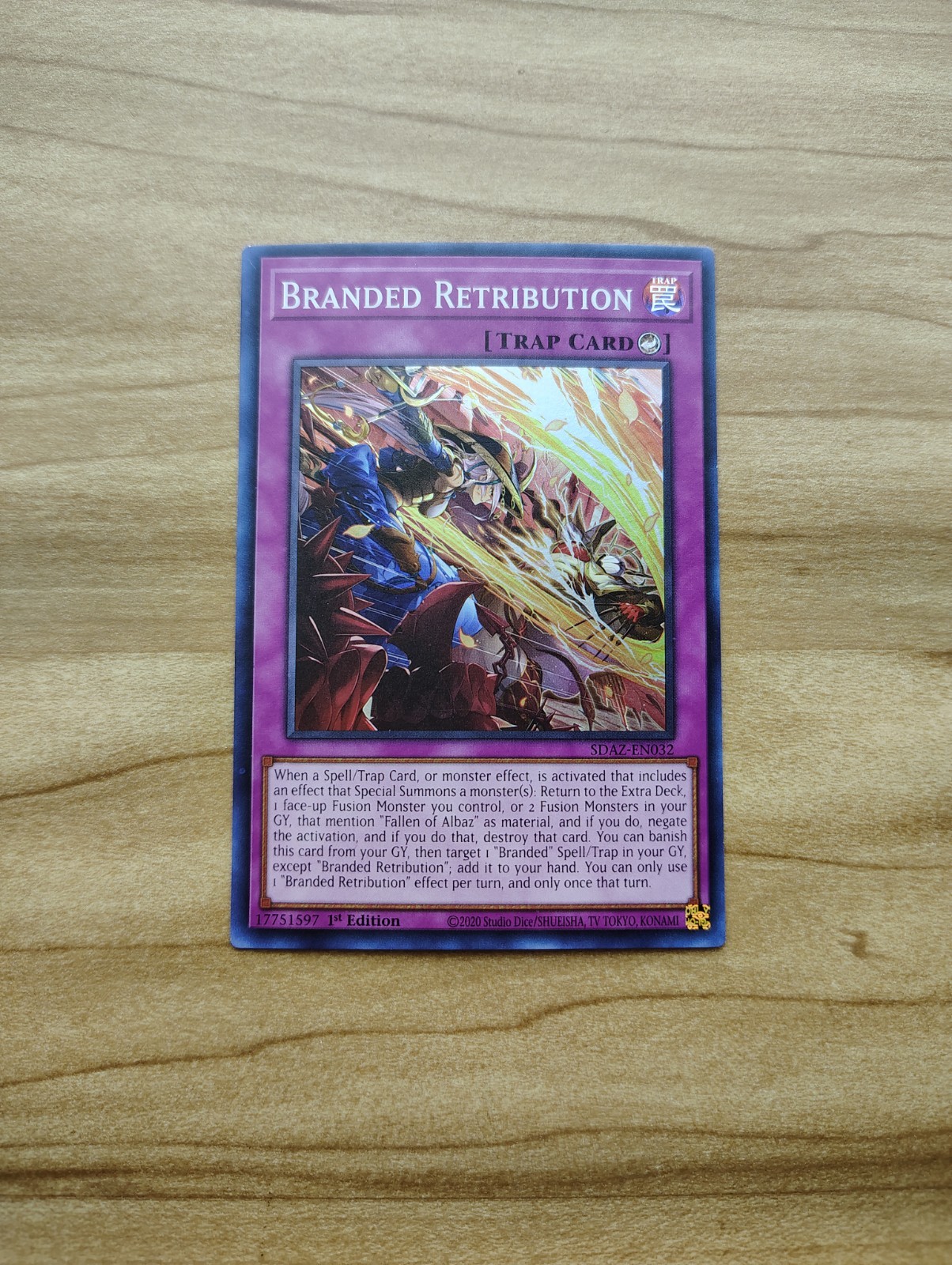 Yu-Gi-Oh! - Branded Retribution 1x - Super Rare / Holo - SDAZ-EN032 | eBay
