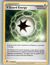 V Guard Energy 169/195 Uncommon Silver Tempest Pokemon MP