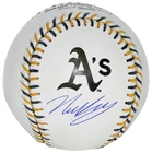 NICK KURTZ SIGNED OAKLAND ATHLETICS A'S TEAM LACED RAWLINGS BASEBALL - MLB AUTH