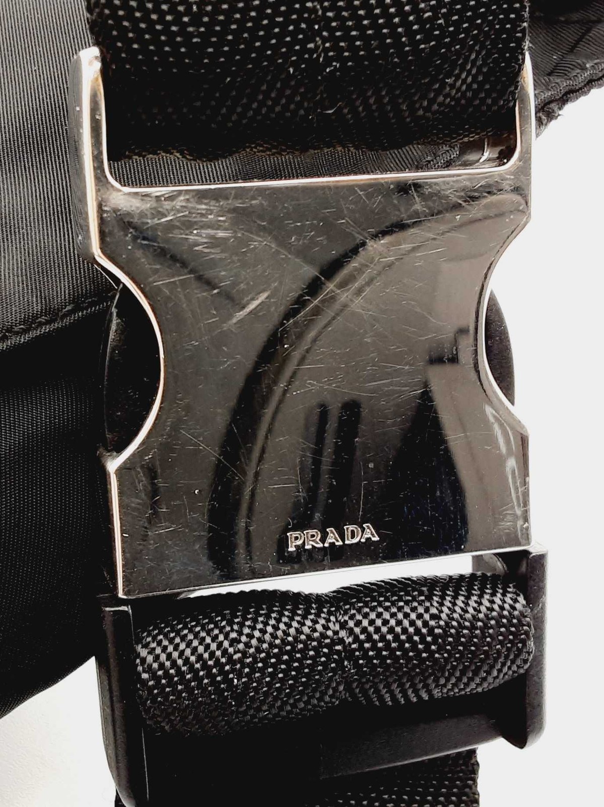 Prada Montagna Belt Bag In Black Tessuto Nylon Fw1225pxzdy thumbnail 11