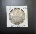 1896 Morgan UNC Condition TONED Coin High Grade 90% Silver Nice Type Coin