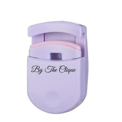 By The Clique Portable Travel Eyelash Curler with Soft Lash Silicon Lilac